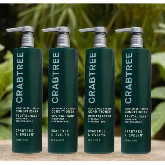 (4 PACK) CONDITIONER ONLY MOISTURISE + RENEW BY CRABTREE & EVELYN - 15 FL. OZ - Picture 1 of 8